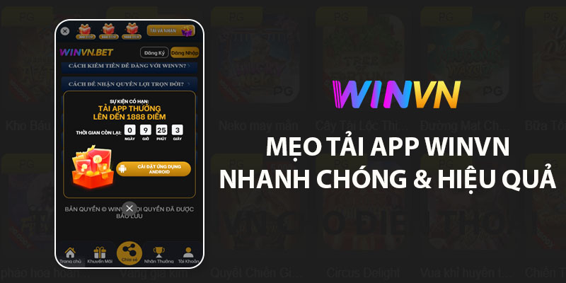 mẹo tải app Winvn